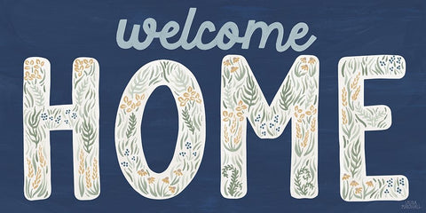 Lakeside Days X Blue White Modern Wood Framed Art Print with Double Matting by Marshall, Laura