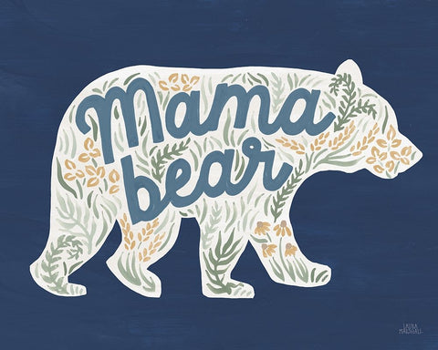 Lakeside Days XI Blue White Modern Wood Framed Art Print with Double Matting by Marshall, Laura