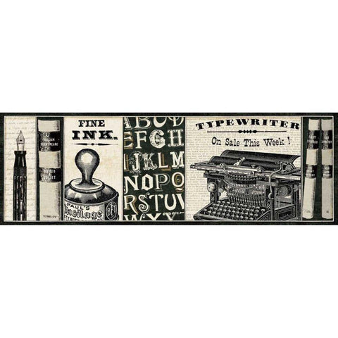 Librarian II Black Modern Wood Framed Art Print by Pela Studio