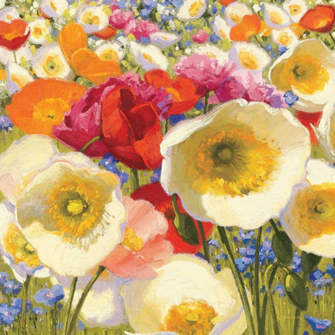 Sunny Abundance Black Modern Wood Framed Art Print by Novak, Shirley