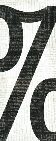 Punctuated Black IV Black Ornate Wood Framed Art Print with Double Matting by Mullan, Michael