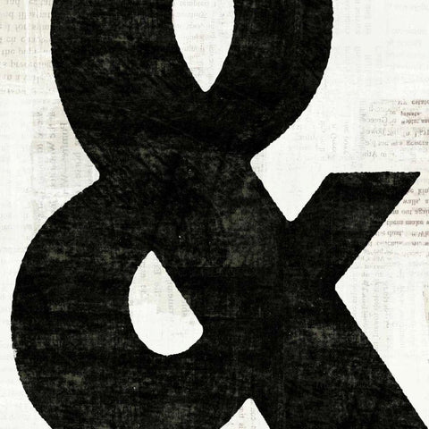 Punctuated Black Square III Gold Ornate Wood Framed Art Print with Double Matting by Mullan, Michael