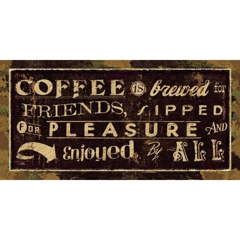 Coffee Quotes IV Black Modern Wood Framed Art Print by Pela Studio