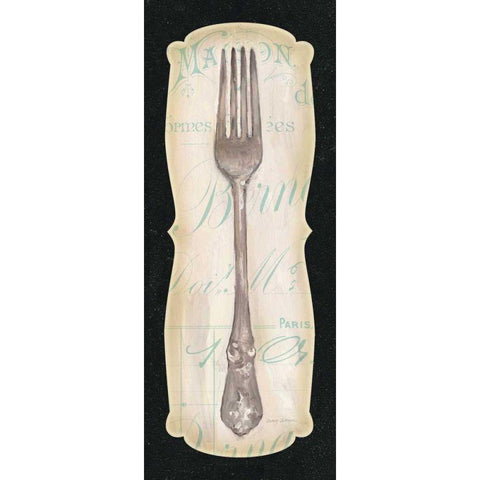 French Fork White Modern Wood Framed Art Print by Tillmon, Avery