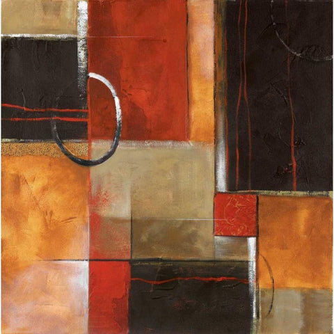 Grande Harmony II Black Modern Wood Framed Art Print by Brey, Michael