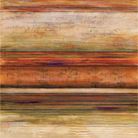 Spectrum II Gold Ornate Wood Framed Art Print with Double Matting by Brey, Michael