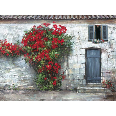 Casafina White Modern Wood Framed Art Print by Duvall, Roger