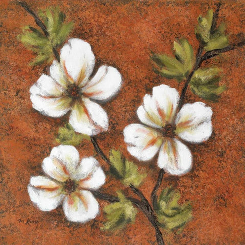 Natchez Mood I Gold Ornate Wood Framed Art Print with Double Matting by King, Michael