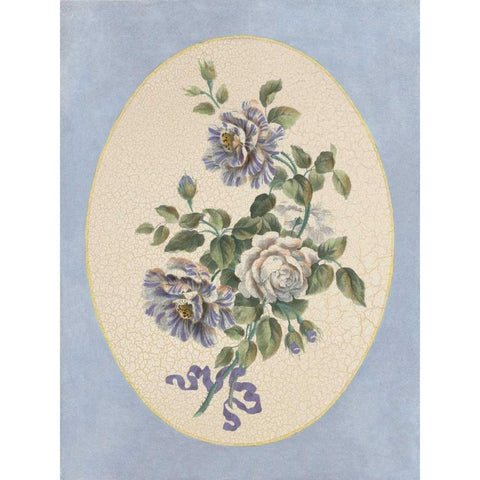 Mayfield Ovals I Gold Ornate Wood Framed Art Print with Double Matting by Mayfield, Josiah