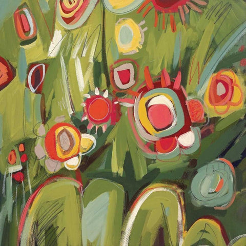 Garden Folly I Black Modern Wood Framed Art Print by Sorte, Adriana