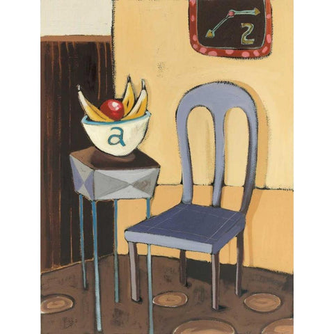 Divine Design II Black Modern Wood Framed Art Print with Double Matting by Paschal, Irene