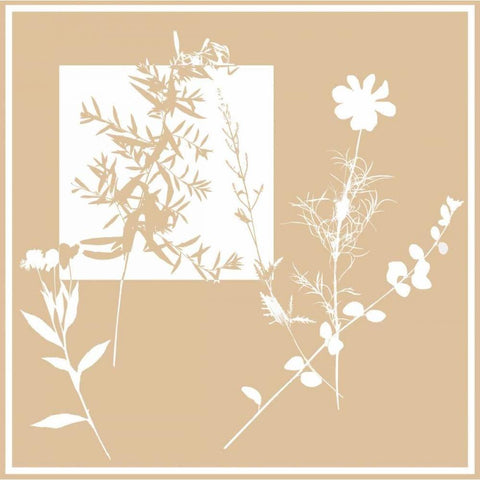 Yin and Yang I Black Modern Wood Framed Art Print with Double Matting by Bannister, Cory