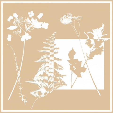 Yin and Yang II Black Modern Wood Framed Art Print with Double Matting by Bannister, Cory