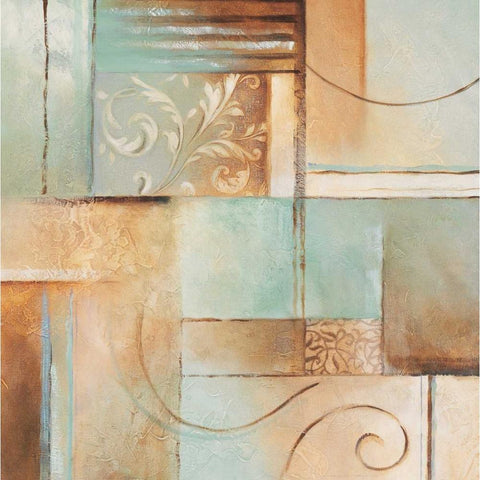 Legacy I White Modern Wood Framed Art Print by King, Michael
