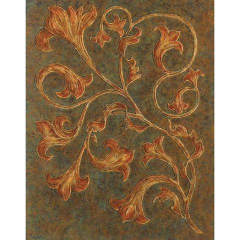 Go for Baroque I White Modern Wood Framed Art Print by Shelby, Judy