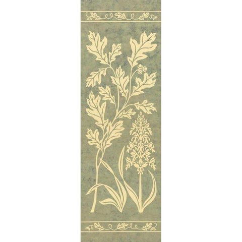 Hudson Valley Green II Gold Ornate Wood Framed Art Print with Double Matting by Shelby, Judy