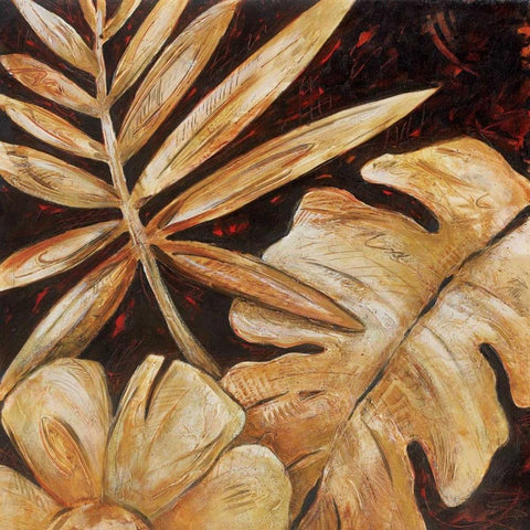 Key Largo I White Modern Wood Framed Art Print with Double Matting by King, Michael