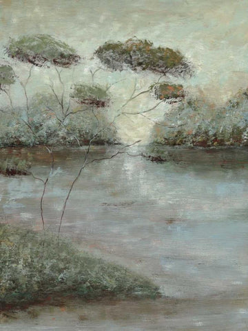 Grafton Woods I Black Ornate Wood Framed Art Print with Double Matting by Roth, Jack