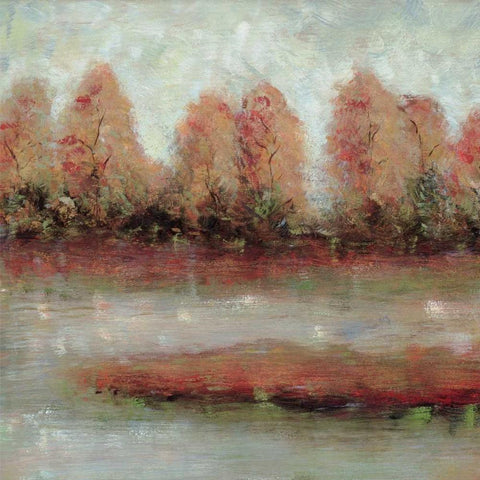 Tamarac Shores II Gold Ornate Wood Framed Art Print with Double Matting by Roth, Jack