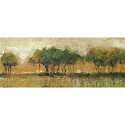 Tiverton Panel II White Modern Wood Framed Art Print by Roth, Jack