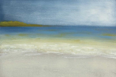 Sea Songs White Modern Wood Framed Art Print with Double Matting by Roth, Jack