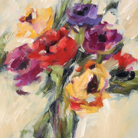 Rainbow Connection II Black Ornate Wood Framed Art Print with Double Matting by King, Michael