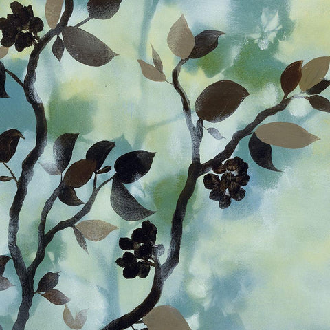 Twilight Reflections II Gold Ornate Wood Framed Art Print with Double Matting by Paschal, Irene