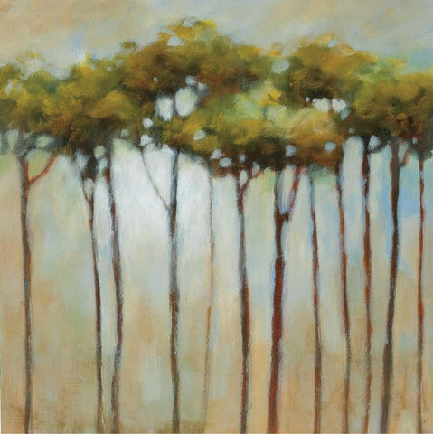 Standing Tall I White Modern Wood Framed Art Print with Double Matting by Roth, Jack