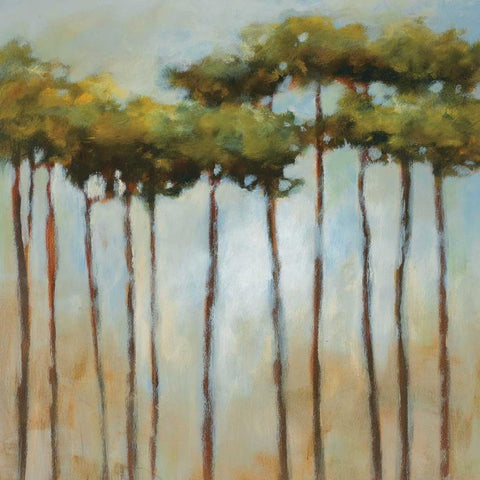 Standing Tall II Black Ornate Wood Framed Art Print with Double Matting by Roth, Jack