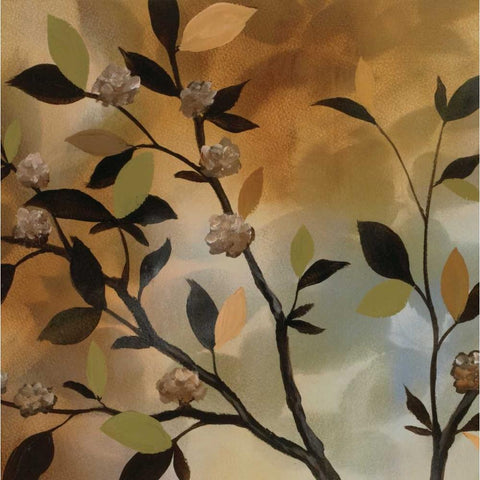 Sundown Bronze I Black Modern Wood Framed Art Print by Paschal, Irene