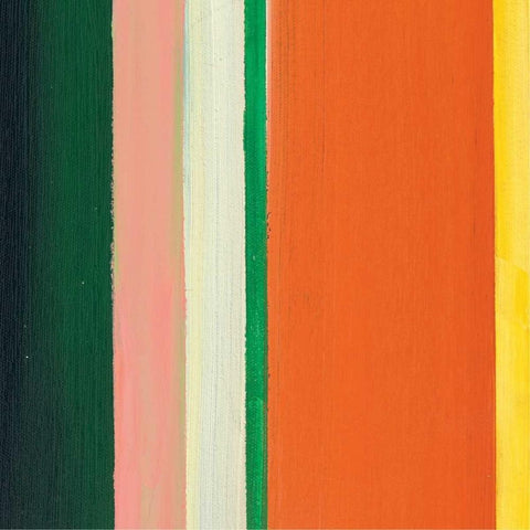 Hampton Stripe IV Black Modern Wood Framed Art Print with Double Matting by Chandler, Fran