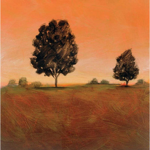 Equinox Black Modern Wood Framed Art Print by Harmony, Brett