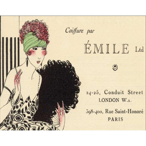 Paris Style I White Modern Wood Framed Art Print by Grenier, Henri