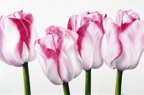 Dutch I White Modern Wood Framed Art Print with Double Matting by Poelstra-Holzhaus, Yvonne