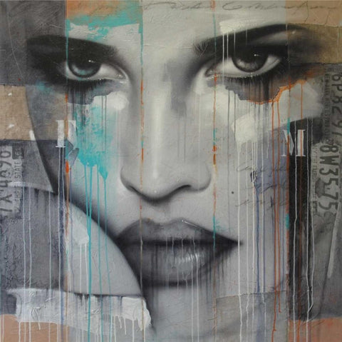 From this moment White Modern Wood Framed Art Print with Double Matting by Jochem, Hans