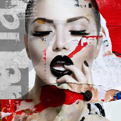 Absolutely beautiful I Black Modern Wood Framed Art Print by Bakker, Jochem