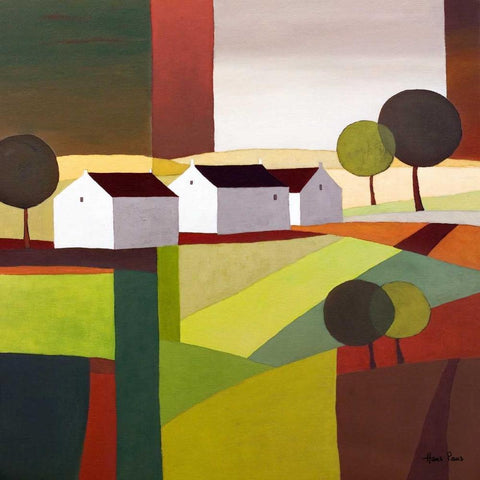 Hamlet V Black Ornate Wood Framed Art Print with Double Matting by Paus, Hans