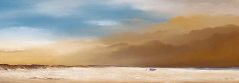 Clouds IV Black Ornate Wood Framed Art Print with Double Matting by Paus, Hans