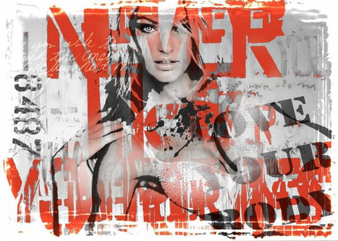 Move Black Ornate Wood Framed Art Print with Double Matting by Baker, Micha