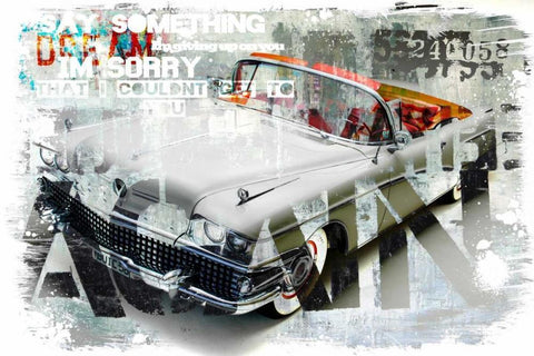 Driving home I Black Ornate Wood Framed Art Print with Double Matting by Baker, Micha