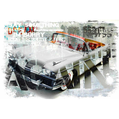 Driving home I Gold Ornate Wood Framed Art Print with Double Matting by Baker, Micha