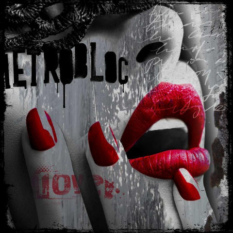 Love White Modern Wood Framed Art Print by Baker, Micha