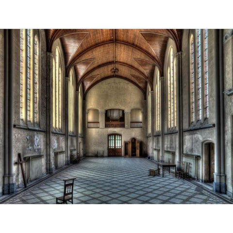 Salve Mater Black Modern Wood Framed Art Print by Sneeuw, Ivo