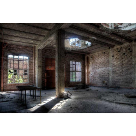 Fylenbosch Gold Ornate Wood Framed Art Print with Double Matting by Sneeuw, Ivo