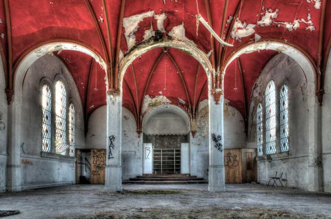 Bloemendaal Black Ornate Wood Framed Art Print with Double Matting by Sneeuw, Ivo