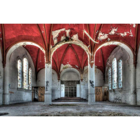 Bloemendaal Black Modern Wood Framed Art Print by Sneeuw, Ivo