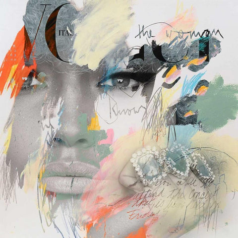 Passive Black Ornate Wood Framed Art Print with Double Matting by Baker, Micha