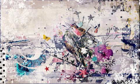 Bigger better Black Ornate Wood Framed Art Print with Double Matting by Albers, Teis