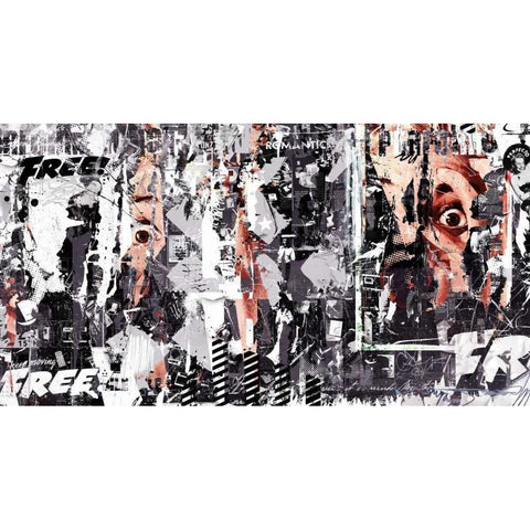 Free White Modern Wood Framed Art Print by Albers, Teis