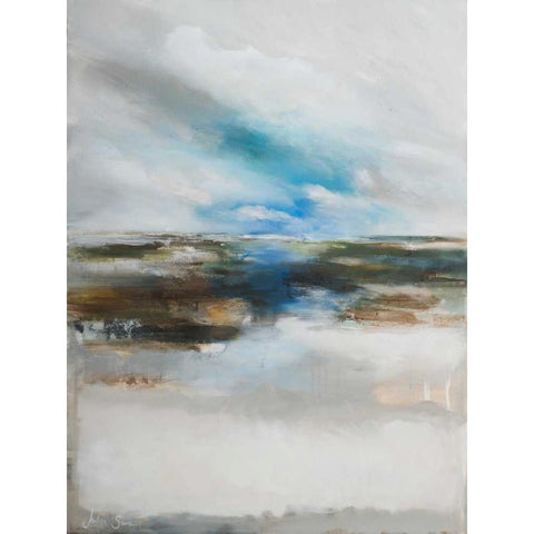 Never ending II Black Modern Wood Framed Art Print by Simonis, Julia